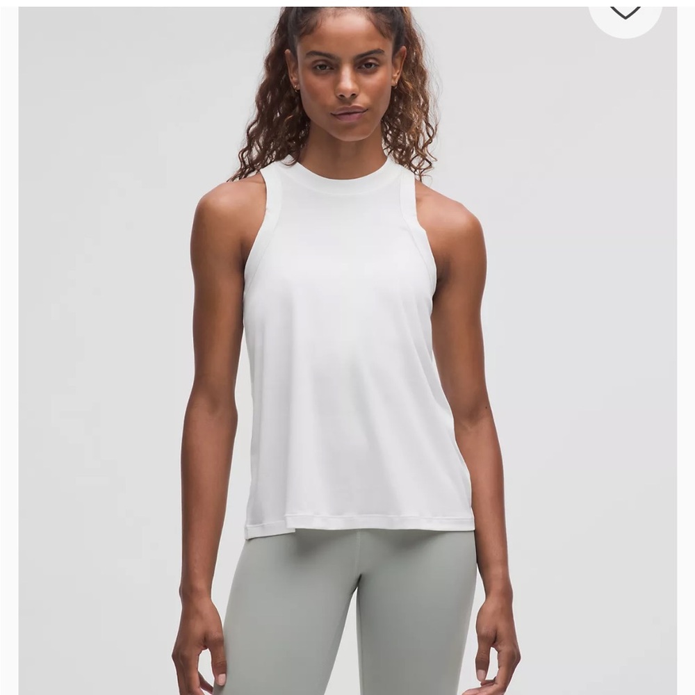 Lululemon Jersey Training Tank Top 4 White